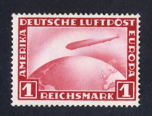 Deutsches Reich MiNr. 455 postfrisch, Luftpost Zeppelin 1931