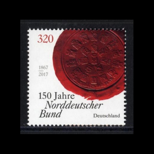 Bund, Michel Nr. 3321 postfrisch - 150. Jahre Gründung des Norddeutschen Bundes