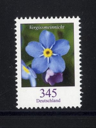 Bund, Michel Nr. 3324 postfrisch - Freimarke Blumen 345 cent Vergissmeinnicht (Myosotis sp.)