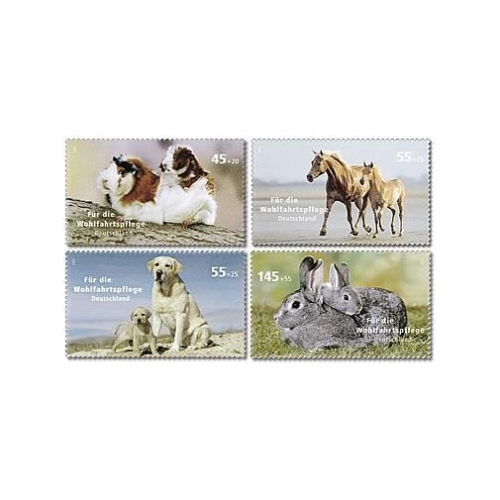 Bund, Michel Nr. 2630-2633 postfrisch - Wohlfahrt: Haustiere
