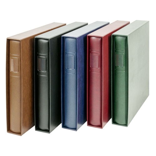 Lindner Set: Ringbinder 1102Y mit Schutzkassette 810 BY