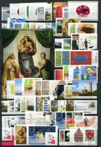 BUND BRD Deutschland Briefmarken Jahrgang 2012 postfrisch komplett
