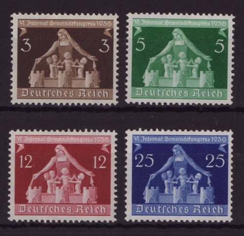 Deutsches Reich, MiNr. 617-620 postfrisch - Gemeindekongreß