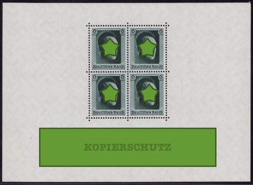 Deutsches Reich, Block 7 postfrisch - 48. Geburtstag Adolf Hitler