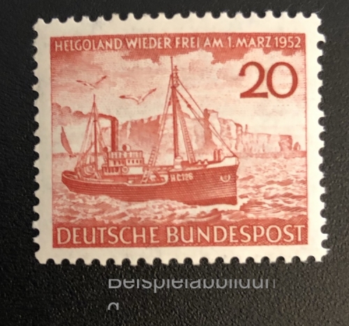 Bund Michel Nr. 152 postfrisch - Helgoland