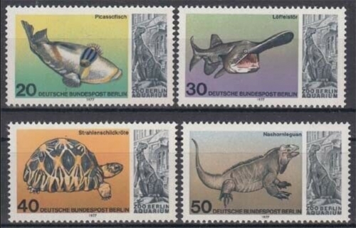 Berlin, Michel Nr. 552-555 postfrisch - Aquariums im Berliner Zoo