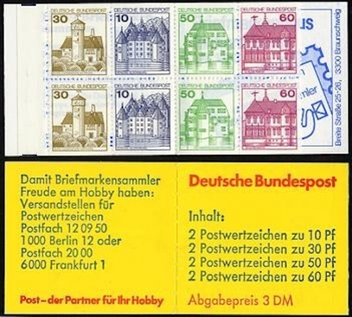 Bund, Markenheftchen MH 23 a postfrisch