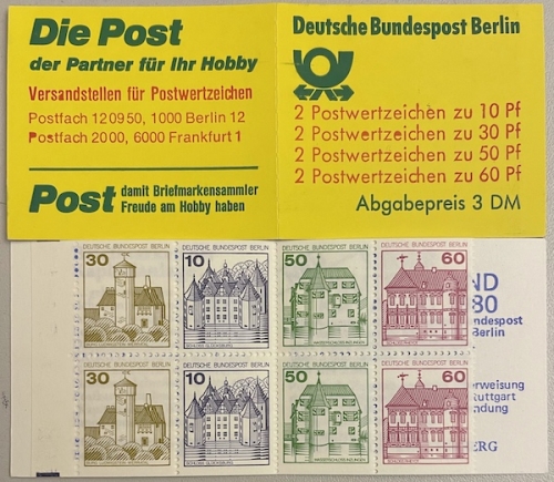 Berlin, Markenheftchen MH 12 a postfrisch