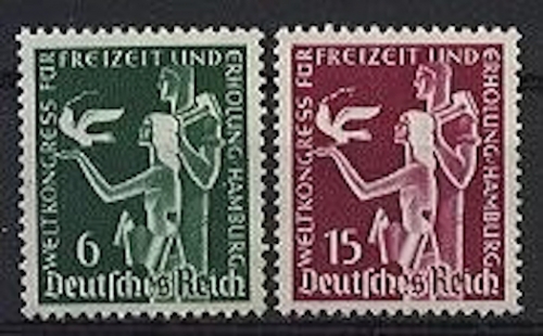 Deutsches Reich, Michel Nr. 622-623 postfrisch - Weltkongress Hamburg