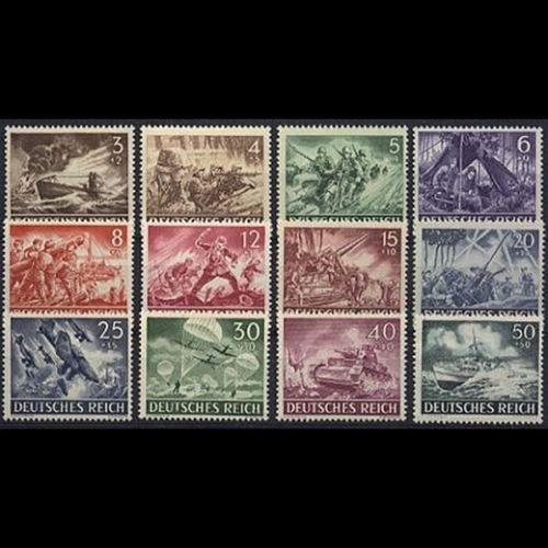 Deutsches Reich, Michel Nr. 831-842 postfrisch - Tag der Wehrmacht; Heldengedenktag (I)