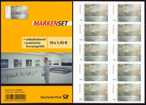 Bund, Folienblatt 32 postfrisch, MiNr. 3021 - Gerhard Richter: Seestück