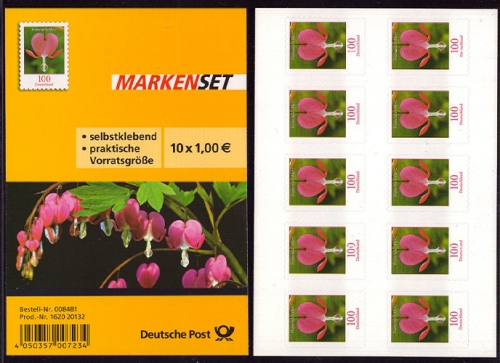 Bund, Folienblatt 33 postfrisch, MiNr. 3034 - Tränendes Herz