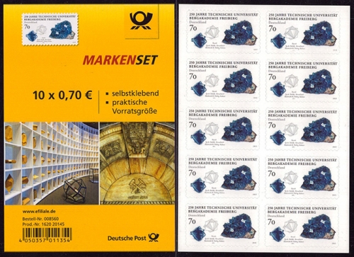 Bund, Folienblatt 52 postfrisch, MiNr. 3198 - Bergakademie Freiberg
