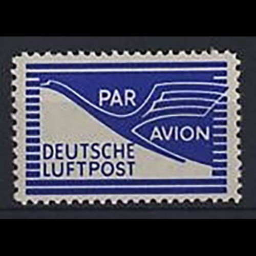 Bizone Flugpost Zulassungsmarke 1 - JEIA-Marke aus FZ 1 postfrisch