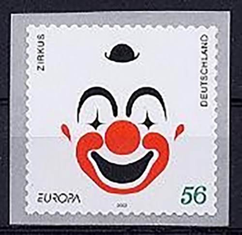 Bund, Michel Nr. 2272 postfrisch - EUROPA 2002 Zirkus selbstklebend