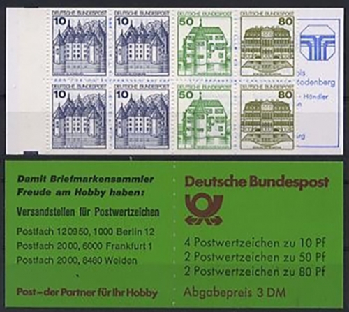 Bund, Markenheftchen MH 24 a postfrisch
