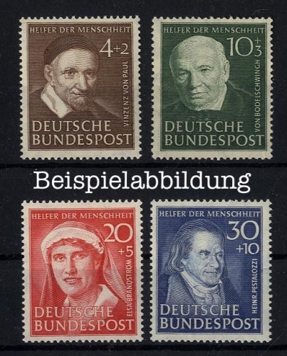 Bund, Michel Nr. 143-146 postfrisch - Helfer der Menschheit (II)