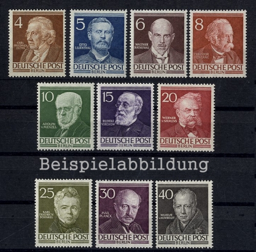 Berlin, Michel Nr. 91-100 postfrisch - Männer Berlins
