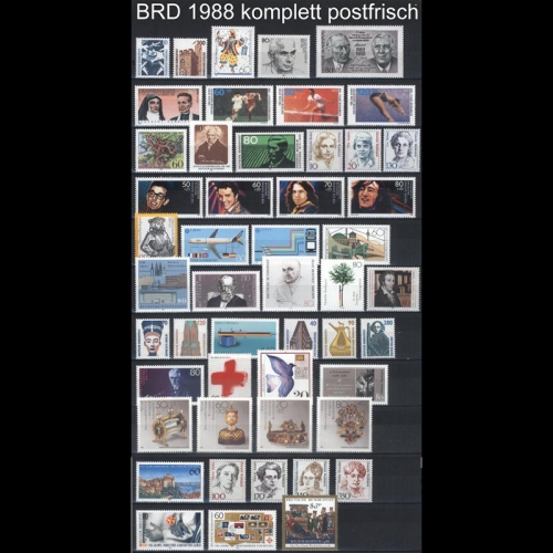 Bund Jahrgang 1988 postfrisch komplett