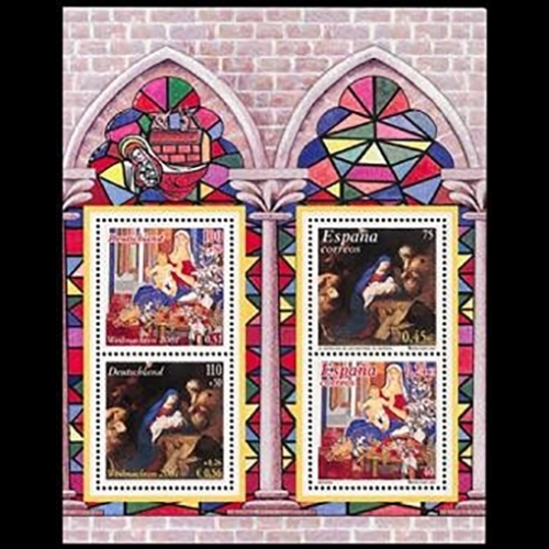 Bund, Block 56 postfrisch - Weihnachten 2001