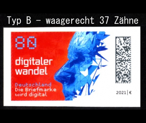 Bund, MiNr. 3592 B - Digitaler Wandel selbstklebend