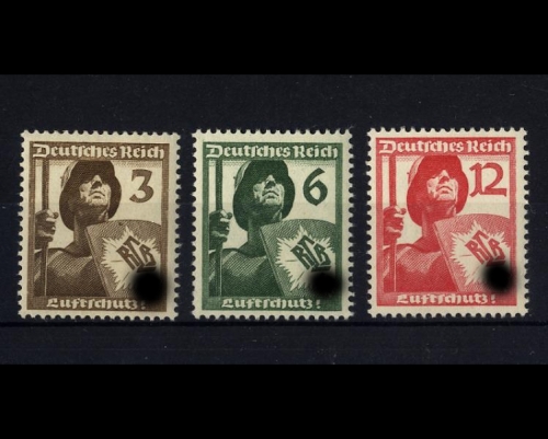 Deutsches Reich, MiNr. 643-645 postfrisch - Luftschutz 1936