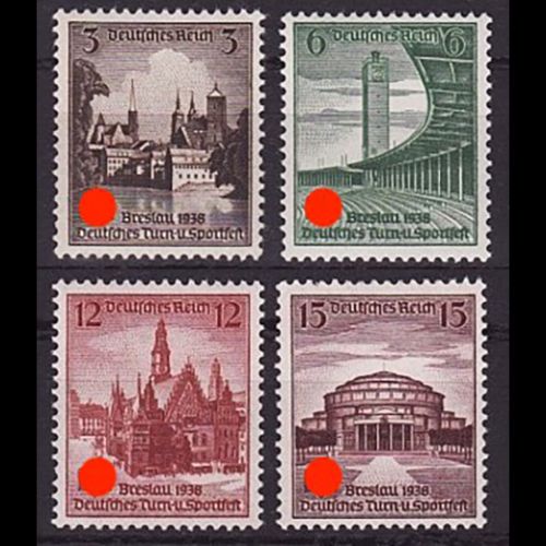 Deutsches Reich, Michel Nr. 665-668 postfrisch - Turn- und Sportfest Breslau