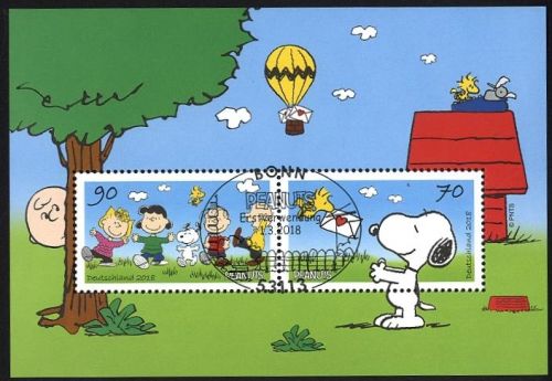 Bund, Block 82 gestempelt ESST BONN - Peanuts & Snoopy