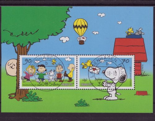 Bund, Block 82 gestempelt EVST Vollstempel Langenhagen - Peanuts & Snoopy