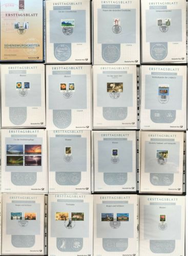 BRD / BUND ETB Erstagsbätter Sammlung Jahrgänge 1999-2020, 2021, 2022, 2023