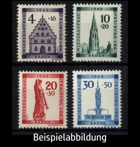 Französische Zone, Baden Michel Nr. 38-41 A postfrisch