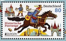 Bund, MiNr. 3545 postfrisch - Einzelmarke aus Block 86 - Historische Postwege