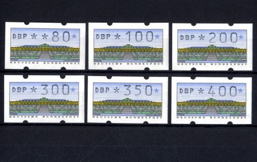 Bund, ATM 2 Typ 2.1.1 VS1 von 1993 postfrisch - Typ K - Automatenmarken