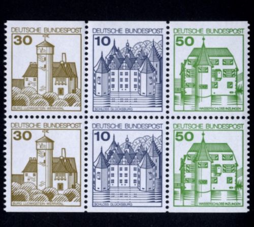 Bund, MiNr. 913, 914, 1038 II C / D Letterset postfrisch