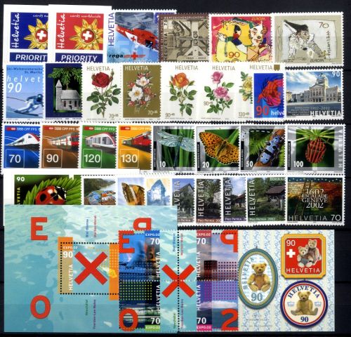 Schweiz Jahrgang postfrisch komplett => Aussuchen 2000-2018, 2017, 2016, 2015,..