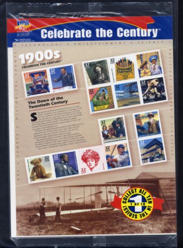 USA Block 40 / MINr. 2907-2921 postfrisch - Celebrate the Century 1900s