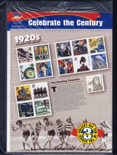 USA Block 42 / MINr. 2951-2965 postfrisch - Celebrate the Century 1920s