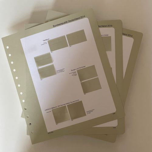 BUND MICHEL Exklusiv Vordruck Albenblätter Deutschland 2000-2017 => Aussuchen!