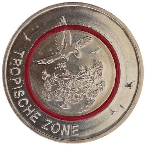 5 EURO 2017 D - München - Tropische Zone - bankfrisch aus Rolle