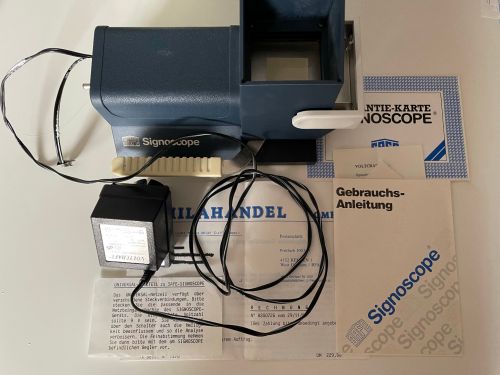 SAFE Signoscope T1 inkl. Netztrafo gebraucht - Wasserzeichenprüfer