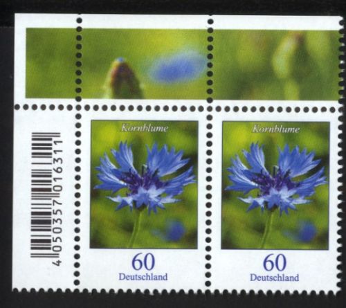 BUND Dauerserie Blumen waagerechte Paare vom Eckrand Ecken postfrisch AUSSUCHEN!