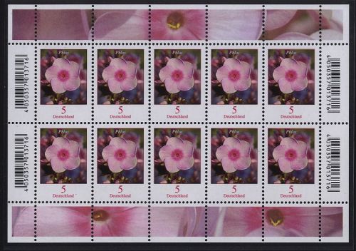 BRD Bund Freimarke Blumen Zehnerbogen postfrisch Kleinbogen - MIT EAN -Aussuchen