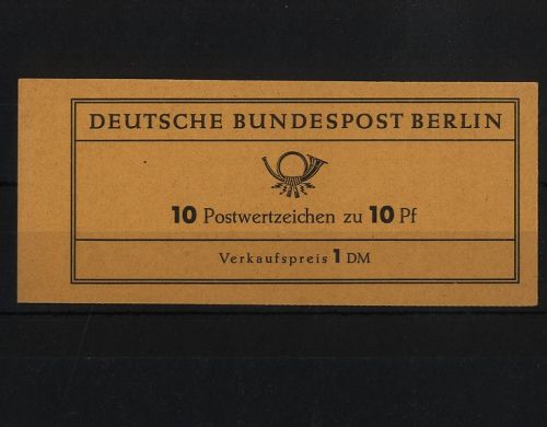 Berlin, Markenheftchen MH 3 a RLV I - Rand Typ B - postfrisch - Dürer 1962