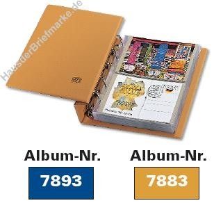 Compact-Album für Post- und Maximukarten blau