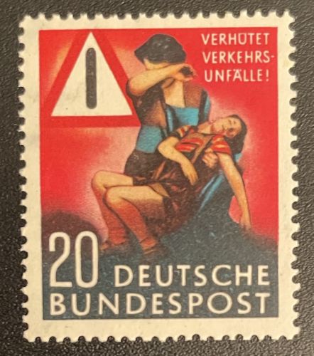 Bund, Michel Nr. 162 postfrisch - Verkehrsunfall-Verhütung