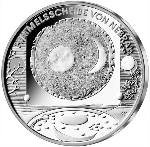 10 EURO - Himmelsscheibe von Nebra - 2008 stempelglanz
