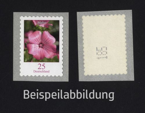 Bund, Michel Nr. 2513 postfrisch - Blumen Malve 25 cent selbstklebend mit Nummer