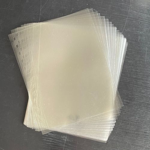 20 x Lindner 819 ETB Album Ergänzungsblätter transparent gebraucht