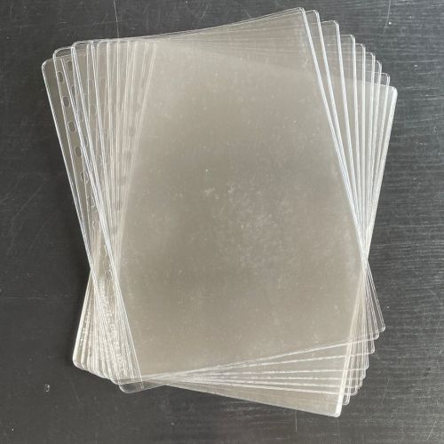 20 x Lindner 819 ETB Album Ergänzungsblätter transparent gebraucht