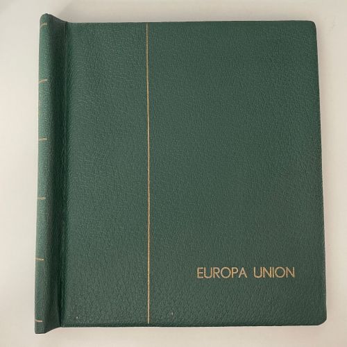 dünner Leuchtturm Klemmbinder Grün Aufdruck "Europa Union"